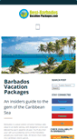 Mobile Screenshot of best-barbados-vacation-packages.com
